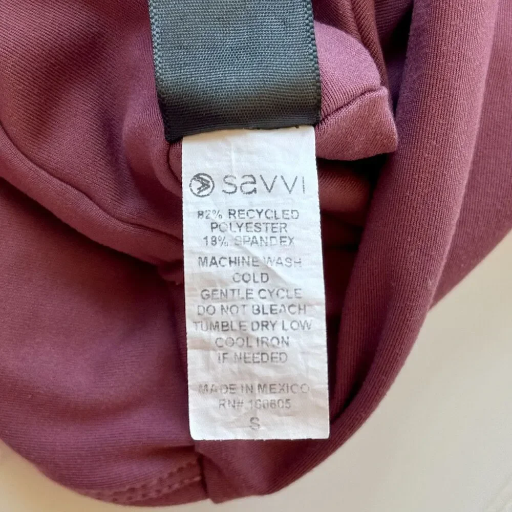 Savvi Eco Sports Bra No Padding | Wine/Maroon